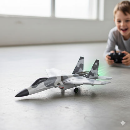 Avion Télécommandé FX620 SU-35 / SU-57 – 2CH 2,4GHz | Léger, Anti-Choc EPP, Portée 120m