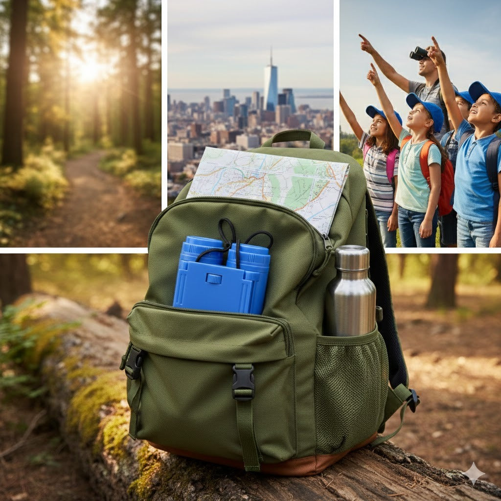 Jumelles Enfants 2,5× Pliables – Haute Résolution & Sangle Sécurité | Observation Nature & Loisirs