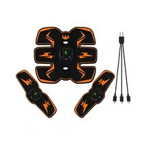 Stimulateur Musculaire EMS Abdominal – Ceinture Électrique Rechargeable | 6 Modes, 9 Intensités, Mixte