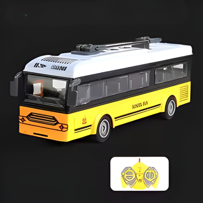 Bus Télécommandé  avec Portes Ouvrantes & Lumières –  Modèles Scolaire / Ambulance / Touristique