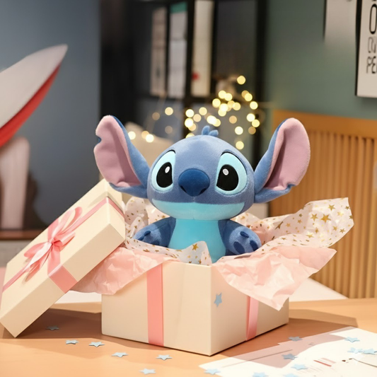 Peluche Stitch et Angel 30-35cm – Ultra-Douce & Fidèle au Personnage.