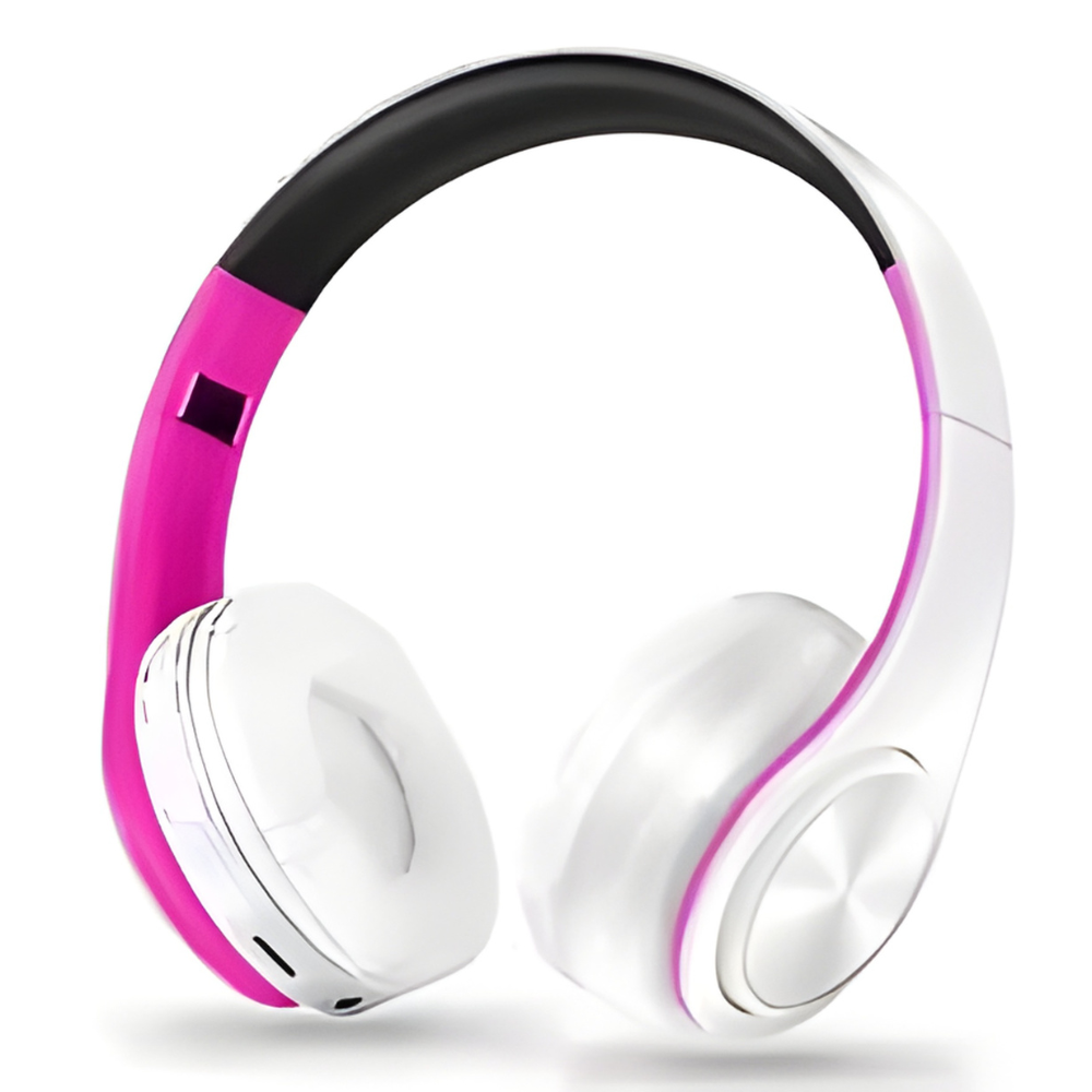 Casque Bluetooth Doré Sans Fil – Hi-Fi, Micro Intégré & Prise Jack