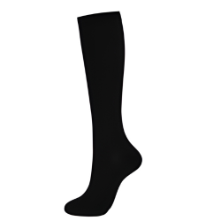 Chaussettes de Contention Noires Unisexes Compression- Confort, Circulation & Style