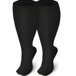 Chaussettes de Compression Grande Taille Unisexes – Mollet Large, Confort & Circulation Améliorée