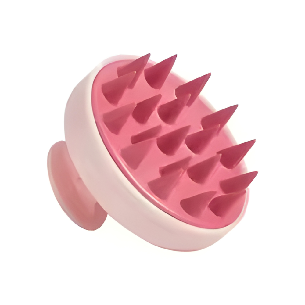 Brosse Massante en Silicone – Massage du Cuir Chevelu & Soin Antichute