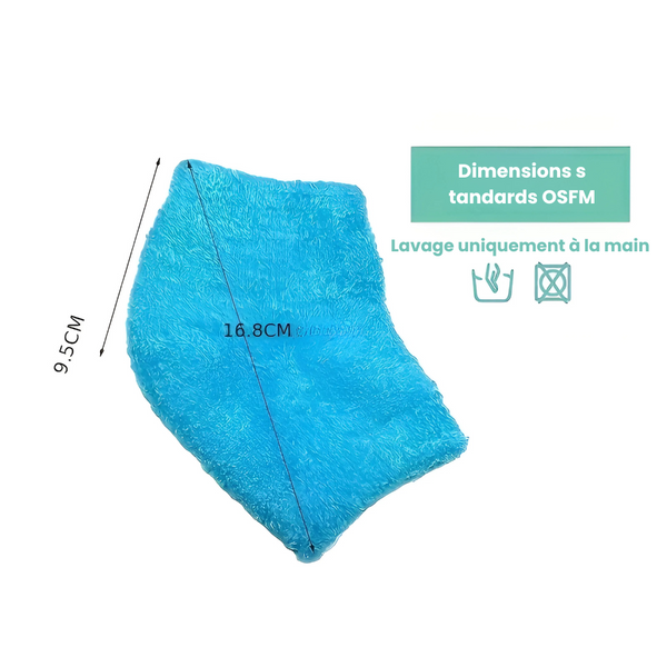 Chaussettes à talons doublées de gel hydratant