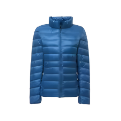 Doudoune Femme  – Manteau d’Hiver Chaud Zippé, Longueur Hanches